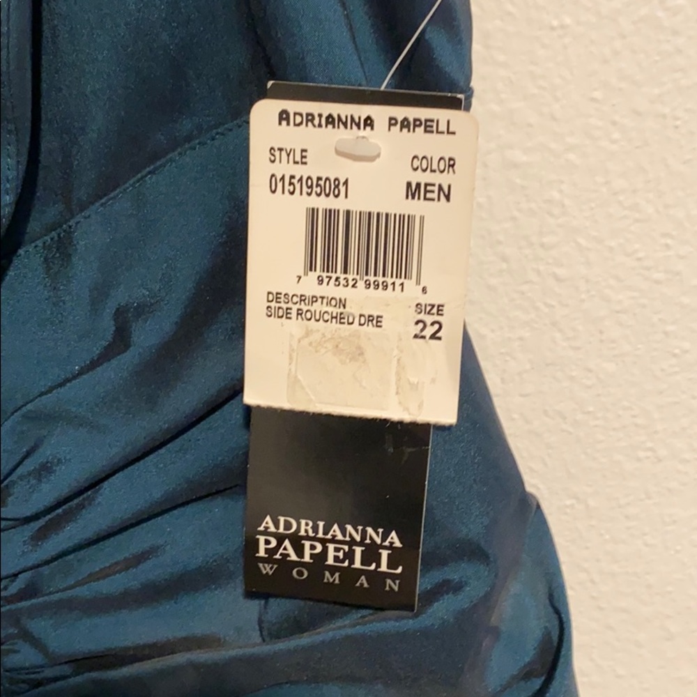 Adrianna Papell Iridescent Shift Party Dress 22W - Picture 6 of 9